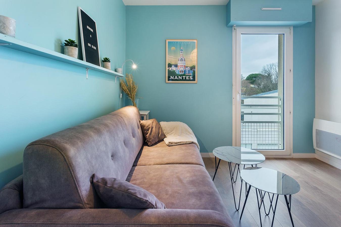 Joli Studio - Parking Prive - Wifi Tres Haut Debit - Au Calme Nantes Exteriör bild